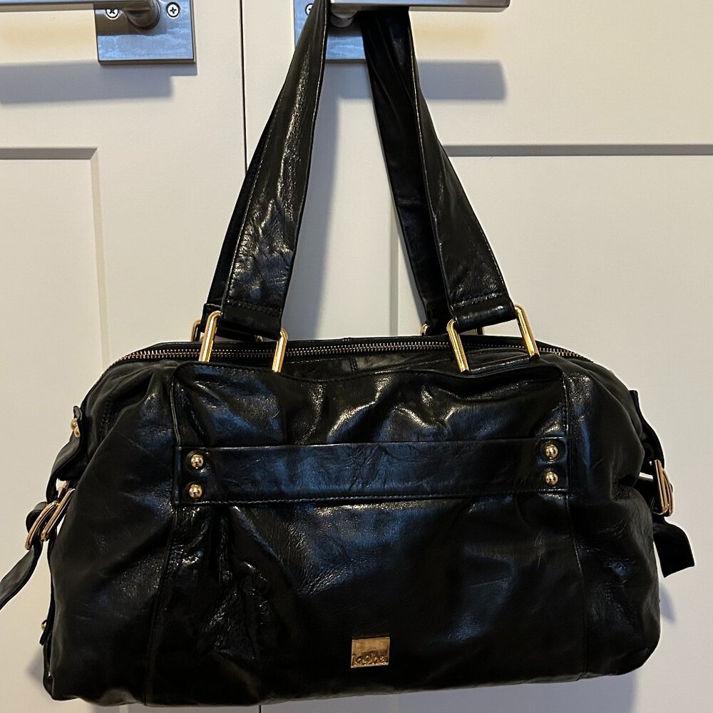 KOOBA Patent Leather Satchel w/Dustbag